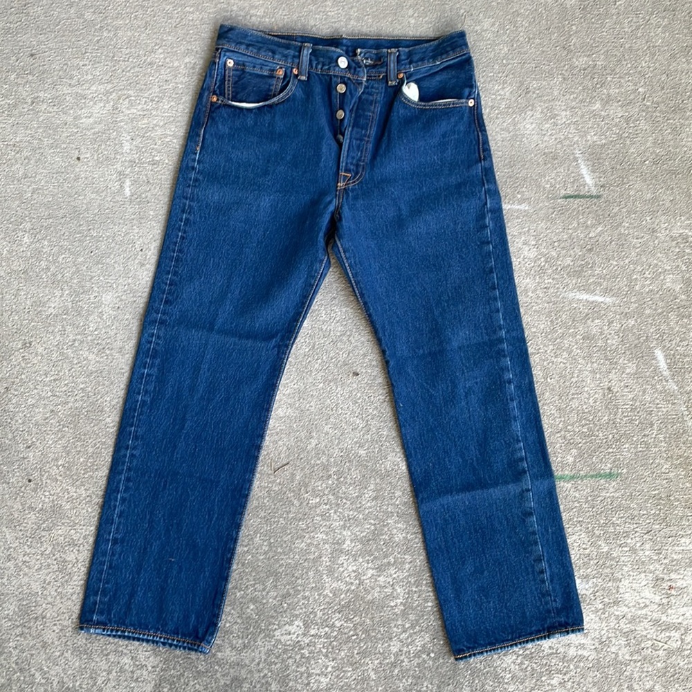 Levis 501XX Button Fly 32x30 Tag actual size 30x27